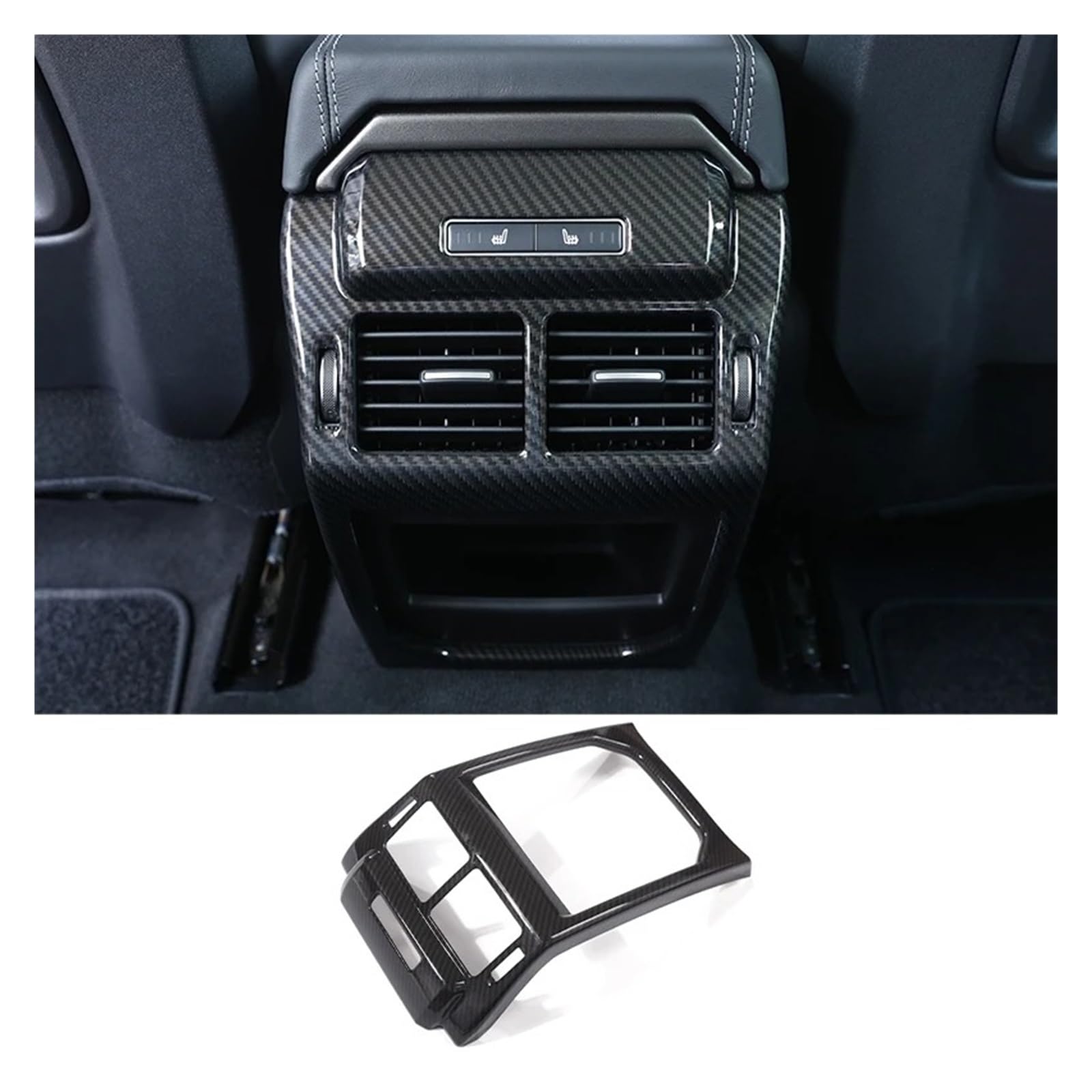 Interieur Zubehör Für Land Für Rover Für Range Für Rover Für Evoque 2011-2018 ABS Car Center Control Panel Lenkradverkleidung Aufkleber Zubehör Auto Innenraum(D) von WEIFANAA