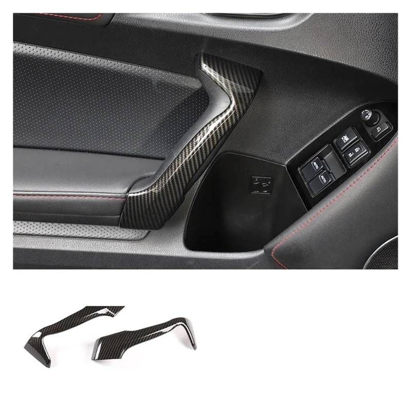 Interieur Zubehör Für Subaru Für BRZ Für Toyota 86 GT86 2012-2020 ABS Auto Shift Armlehne Panel Aufkleber Innen Auto Modifikation Zubehör 2 Stück Auto Innenraum(C) von WEIFANAA