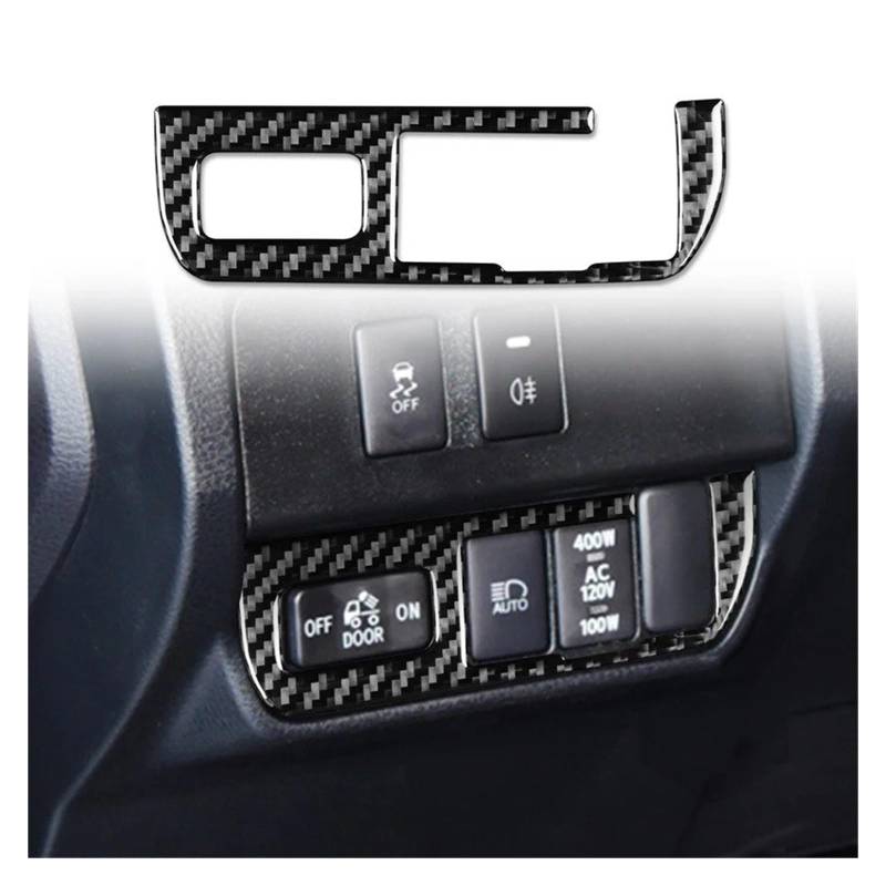 Interieur Zubehör Für Toyota Für Tacoma 2015 2016 2017 2018 2019 2020 Schwarz Carbon Fiber Automotive Innen Dekoration Panel Aufkleber Auto Innenraum(J) von WEIFANAA