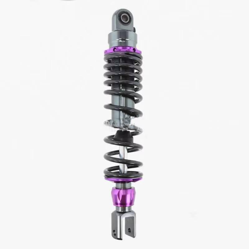 Motorrad-Stoßdämpfer 320mm Hinten Stoßdämpfer Schnelle Langsam Einstellbare Dämpfung Suspension Für Nmax Für Dio Roller ATV Quad Dirt Bike Federbein hinten(Purple) von WEIFANAA