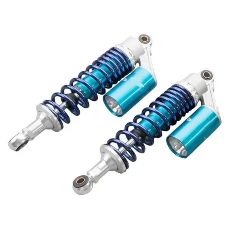 Motorrad-Stoßdämpfer Universal 320mm 340mm 375mm 400mm Luft Stoßdämpfer Hinten Suspension Für 150cc-750cc Federbein hinten(320mm Blue Black) von WEIFANAA