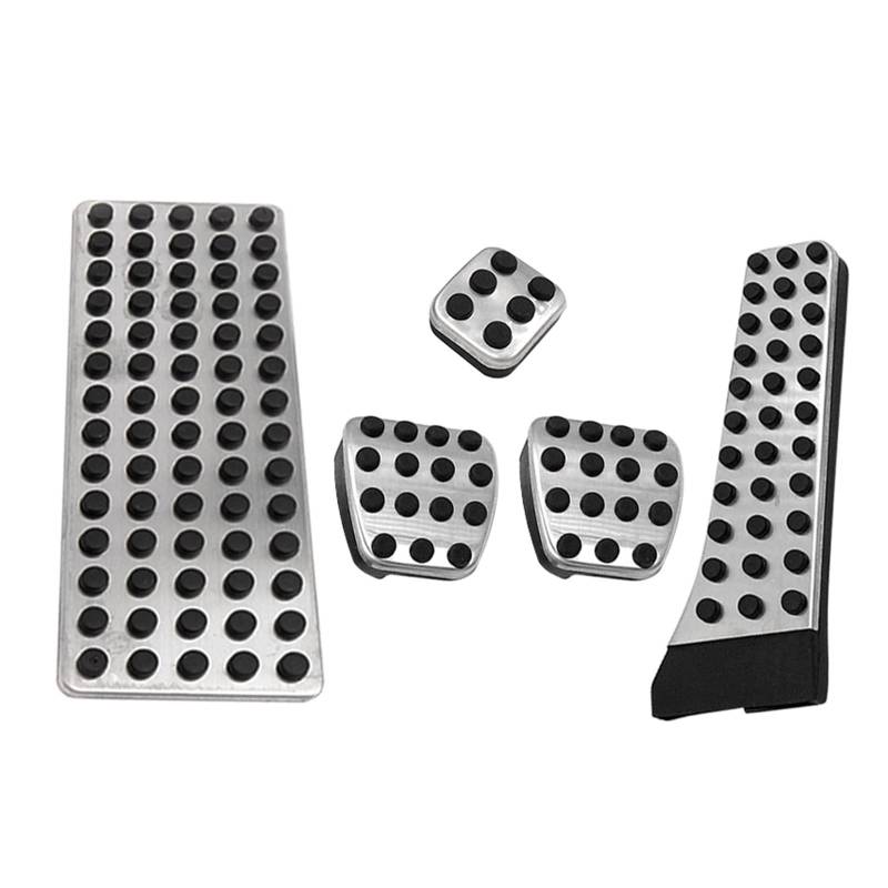 Pedalauflage Für Benz Für AMG C E Klasse W203 W213 W205 W204 W211 W212 W210 R172 Auto Gaspedal Bremspedal Abdeckung Pads Bremse Pedalkappen(Footrest MT 5pieces) von WEIFANAA