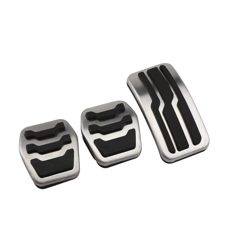 Pedalauflage Für Ford Für Focus 2 3 4 MK2 MK3 MK4 RS ST 2005-2022 Edelstahl Auto Pedal Pads Pedale Abdeckung Bremse Pedalkappen(MT 3 pieces) von WEIFANAA