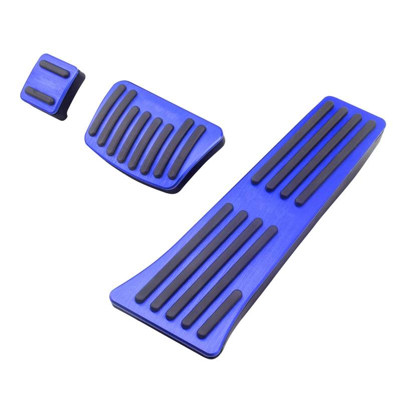 Pedalauflage Für Hyundai Für Tucson TL 2015-2020 Auto Accelerator Kraftstoff Bremse Kupplung Pedal Abdeckung Fußstütze Pedale Anti-Slip Pad Bremse Pedalkappen(Blue AT 3pieces) von WEIFANAA