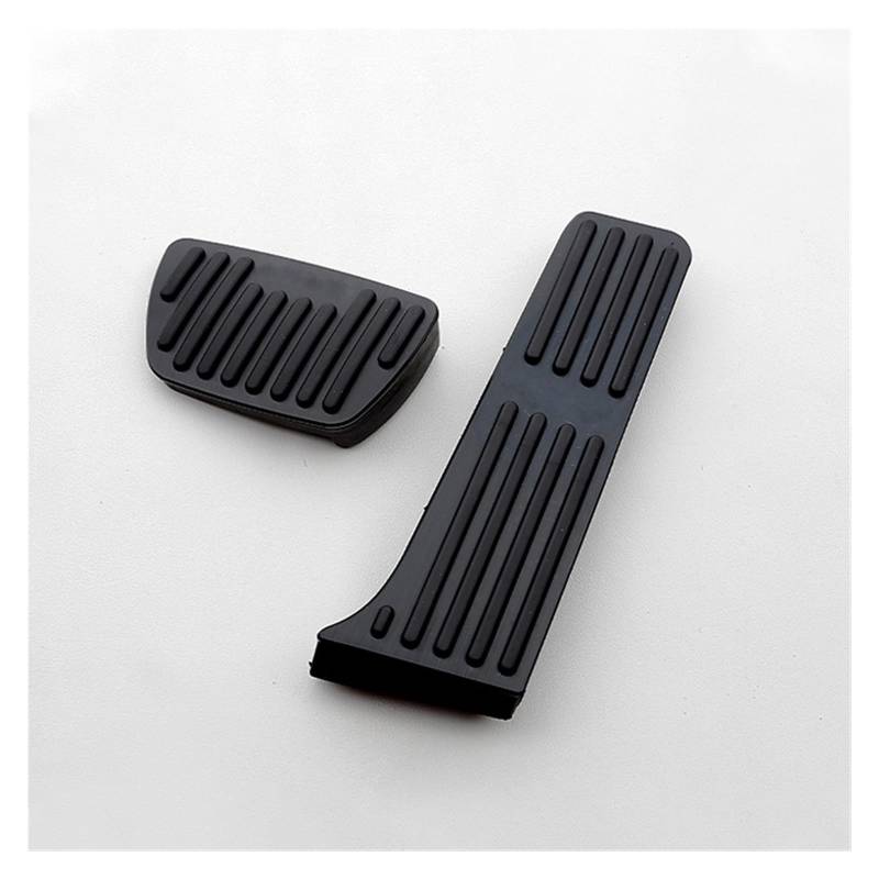 Pedalauflage Für Toyota Für Highlander XU70 Für Hybrid 2020-2024 Auto Accelerator Bremspedal Matte Non-slip Fuß Rest Pad Abdeckung Bremse Pedalkappen(2pieces Black) von WEIFANAA