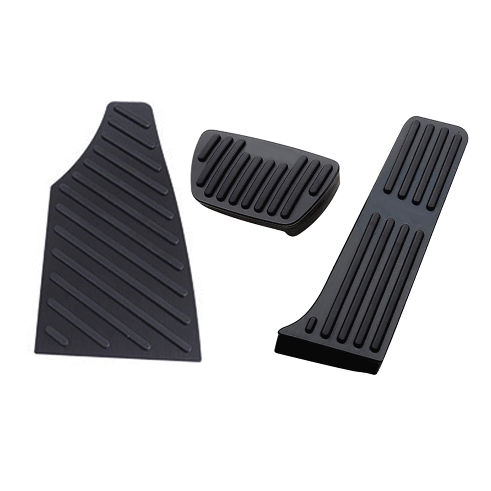 Pedalauflage Für Toyota Für Highlander XU70 Für Hybrid 2020-2024 Auto Accelerator Bremspedal Matte Non-slip Fuß Rest Pad Abdeckung Bremse Pedalkappen(3pieces Black) von WEIFANAA