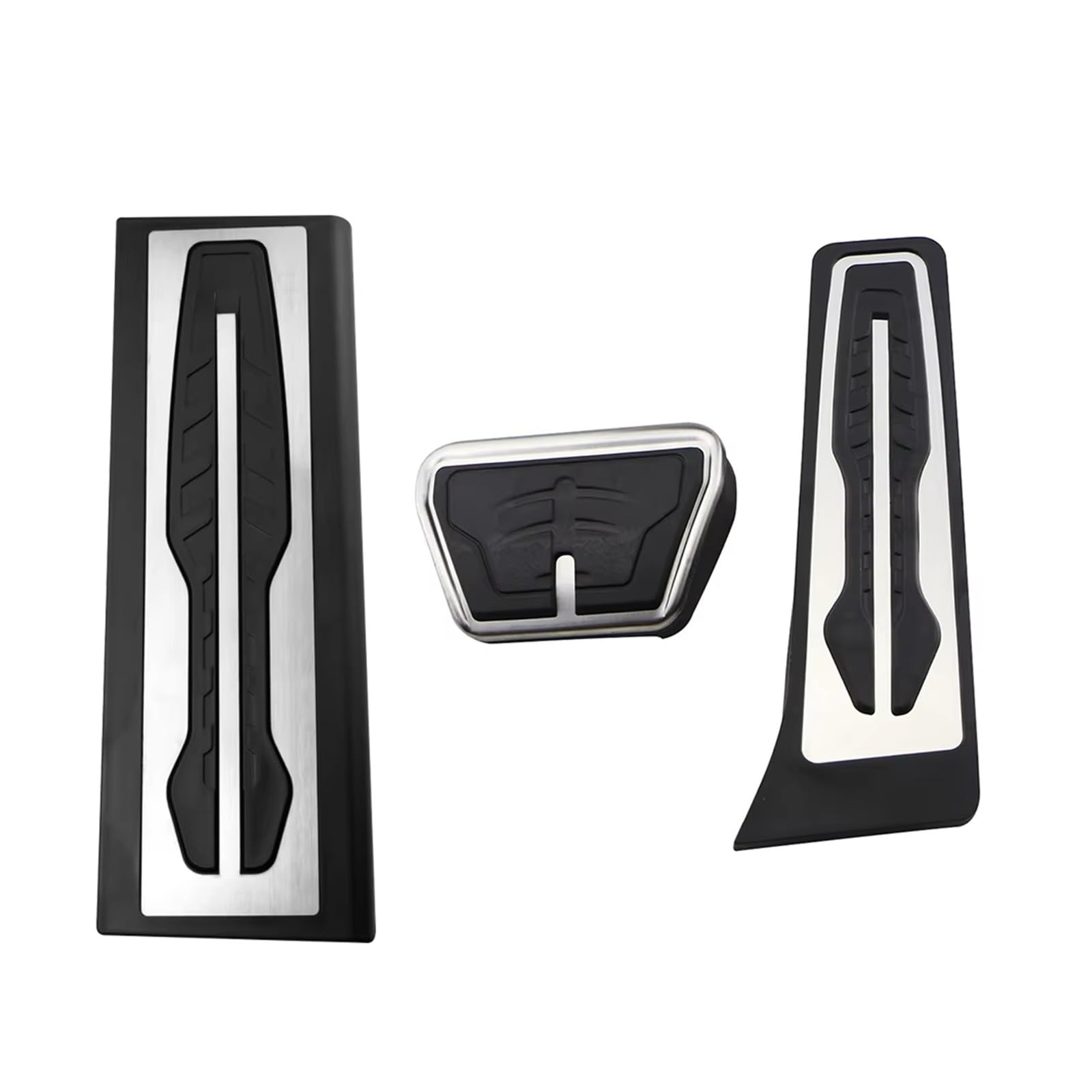 Pedalauflage Für X3 G01 2018-2022 Für X4 G02 2019-2021 Gas Brems Fuß Rest Toten Accelerator Gas Pedal Pad Abdeckung Auto Pedale Bremse Pedalkappen(3pieces whole set) von WEIFANAA