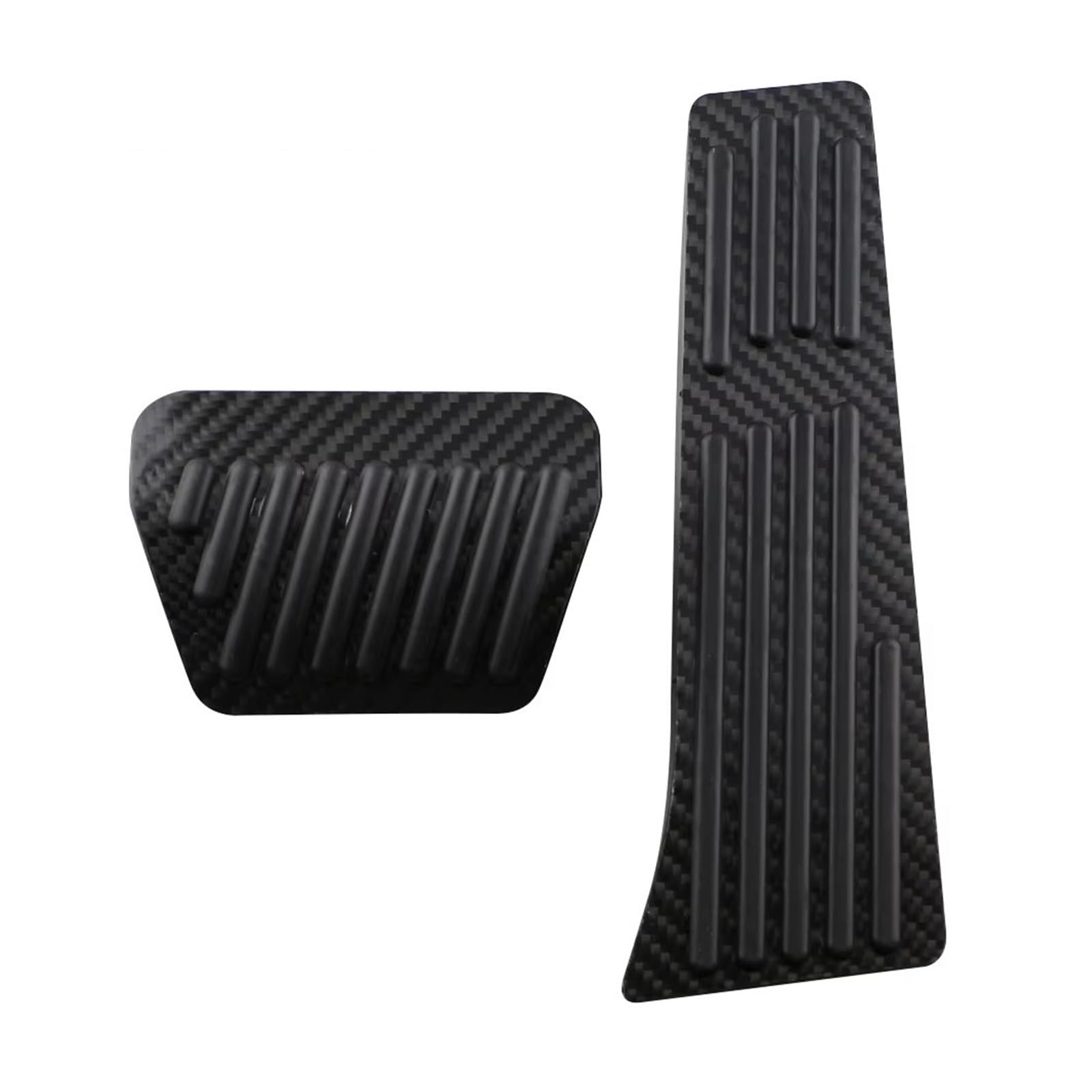 Pedalauflage Für X5 Für X6 E70 E71 F15 F16 2003-2021 AT Gas Kraftstoff Bremspedal Platte Pad Carbon Faser Auto Pedale Bremse Pedalkappen von WEIFANAA