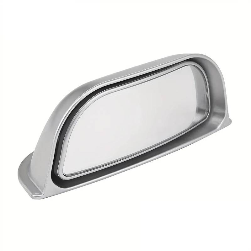 Rückspiegelglas Autozubehör 1 Stück Universal-Auto-Rückspiegel, Weitwinkel-Rückspiegel Autositze in der zweiten Reihe, Spiegel den toten Winkel Außenspiegel Glas(1PC silver) von WEIFANAA