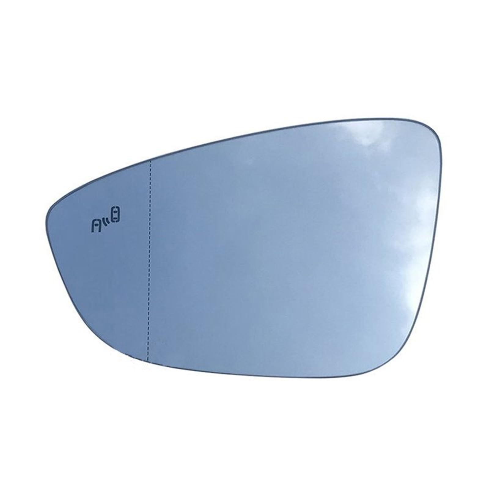 Rückspiegelglas Für VW Für Jetta MK6 Für Passat B7 CC Für Bora Für Käfer Für Scirocco Erhitzt Blind Spot Warnung Seite flügel Spiegel Glass3C8857521 3C8857522 Außenspiegel Glas(Right RH) von WEIFANAA