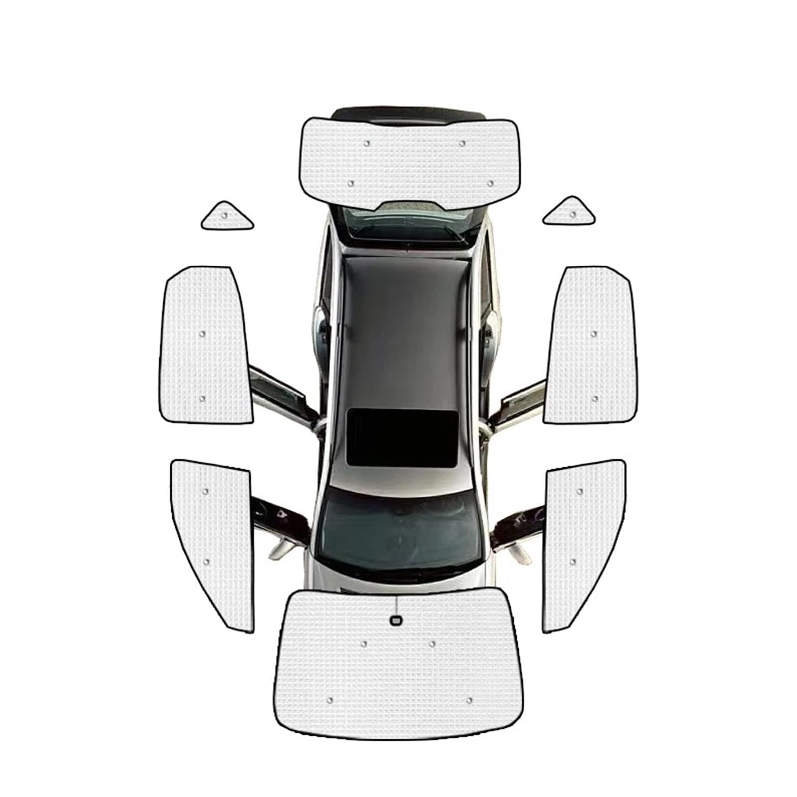 Sonnenblende Auto Für MG ZS EV 2017-2023 Sonnenschutzvorhang Sommer Fensterabdeckung Sonnenschutz Innenbereich Autozubehör Auto-Sonnenschutzabdeckungen Auto Autofenster Sonnenblende(All Sunshades) von WEIFANAA