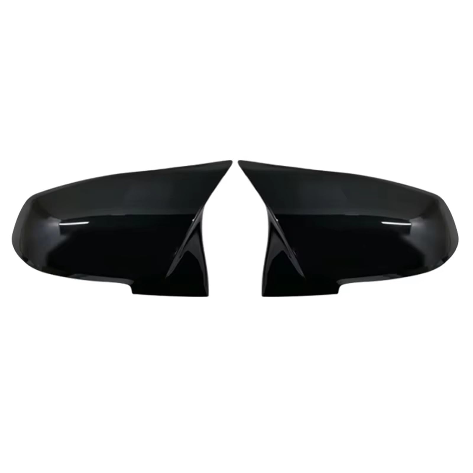 Spiegelkappe Für 1 2 3 4 Serie F20 F30 F31 F32 F34 F36 E84 2014-2019 ABS Glanz Schwarz 1 Paar Seite Rückspiegel Flügel Spiegel Abdeckung Kappen Spiegelkappen(Bright Black) von WEIFANAA