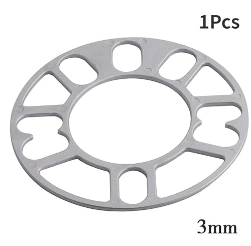 Spurverbreiterung 1 Stücke Universal Auto Rad Reifen Spacer Adapter Distanzscheiben Platte 3mm 5mm 8mm 10mm Für 4x100 4x114,3 5x100 5x108 5x114,3 5x120 Raddistanzscheiben(10mm-) von WEIFANAA