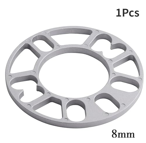 Spurverbreiterung 1 Stücke Universal Auto Rad Reifen Spacer Adapter Distanzscheiben Platte 3mm 5mm 8mm 10mm Für 4x100 4x114,3 5x100 5x108 5x114,3 5x120 Raddistanzscheiben(8mm-) von WEIFANAA