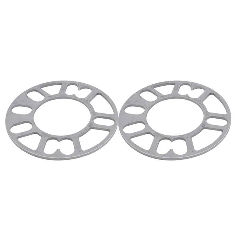 Spurverbreiterung 2 Stück Universal Auto Rad Reifen Spacer Adapter Distanzscheiben Platte 3mm 5mm 6mm 8mm 10mm Für 4x100 4X 114,3 5X 100 5x108 5X 114,3 5x120 Raddistanzscheiben(2pcs 3mm) von WEIFANAA