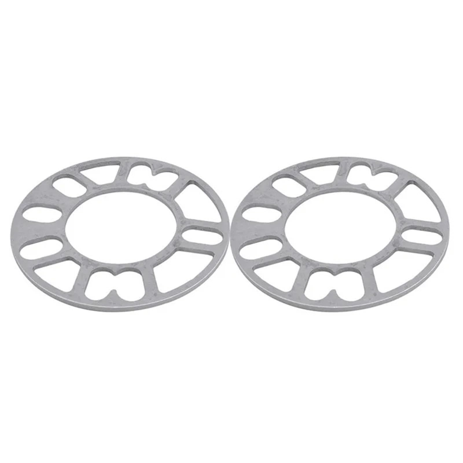 Spurverbreiterung 2 Stück Universal Auto Rad Reifen Spacer Adapter Distanzscheiben Platte 3mm 5mm 6mm 8mm 10mm Für 4x100 4X 114,3 5X 100 5x108 5X 114,3 5x120 Raddistanzscheiben(2pcs 5mm) von WEIFANAA