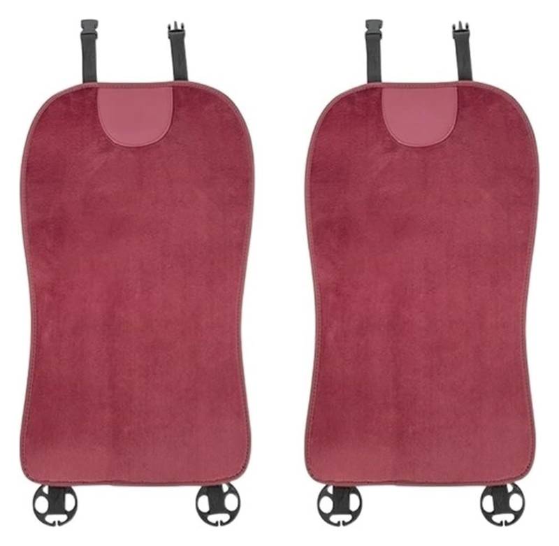 Auto Schonbezüge Für Peugeot 3008 207 308 206 407 307 208 508 2008 5008 205 4008 Autositzbezug Rückenlehnenpolster Kissen Innenraum(rot,2Pcs Back) von WEINUANXIN