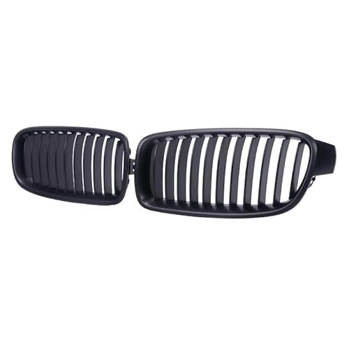 Front Nieren Kühlergrill Autozubehör, Pulleco-Auto-Frontstoßstange, Renngrill, Glänzend, Schwarz Für F30 F35 F31 3er 2013-2019(B) von WEINUANXIN