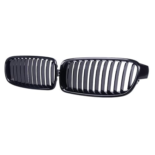 Front Nieren Kühlergrill Autozubehör, Pulleco-Auto-Frontstoßstange, Renngrill, Glänzend, Schwarz Für F30 F35 F31 3er 2013-2019(Gloss Black) von WEINUANXIN