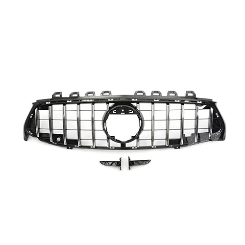 Front Nieren Kühlergrill Autozubehör Frontstoßstange GT Kühlergrill Für B&enz CLA Für W118 Für CLA180 Für 200 Für 250 Für 260 Für CLA45 2019-2022(W118 Chrome) von WEINUANXIN