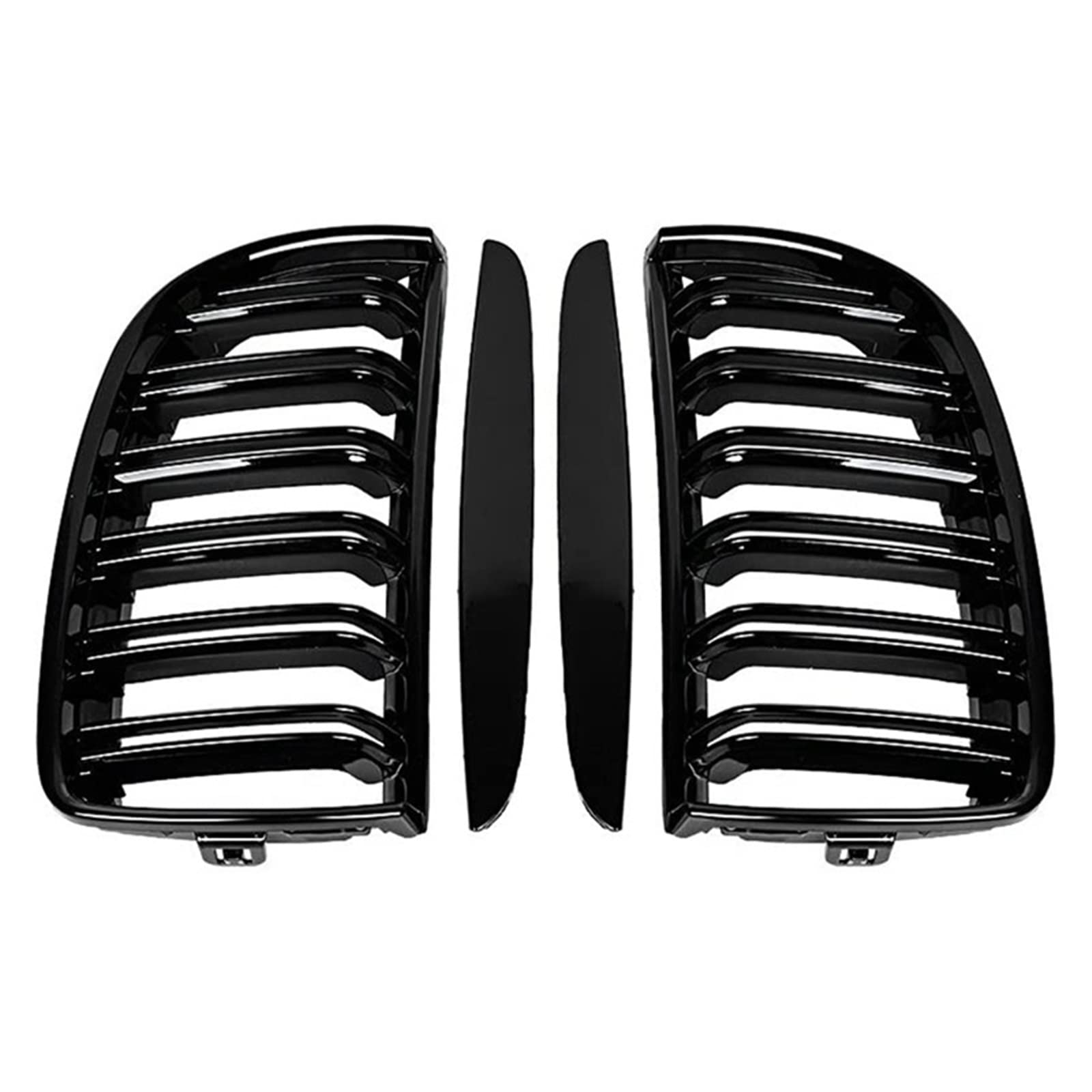 Front Nieren Kühlergrill Front-Nierengrill Haubengrills - Doppelte Linie Für E90 E91 323I 328I 335I 330I 325I 3er 2005-2008 von WEINUANXIN