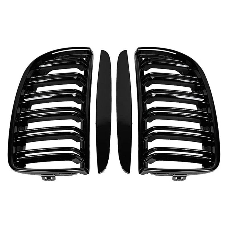 Front Nieren Kühlergrill Front-Nierengrill Haubengrills - Doppelte Linie Für E90 E91 323I 328I 335I 330I 325I 3er 2005-2008 von WEINUANXIN