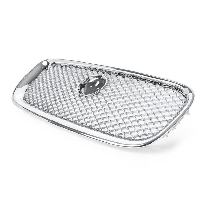 Front Nieren Kühlergrill Front Racing GrillGrille Auto Styling Form Zubehör Für Jaguar Für XF Für XFR Für X250 2012 2013 2014 2015(Silber) von WEINUANXIN