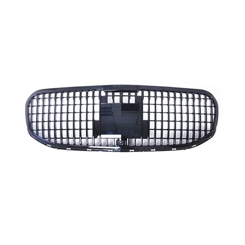 Front Nieren Kühlergrill Frontstoßstange ABS-Haube Vertikaler Renngrill Grill Im GT-Stil Für M&ercedes GLS X167 GLS450 GLS580 2020(FOR MAYBCH BLACK) von WEINUANXIN