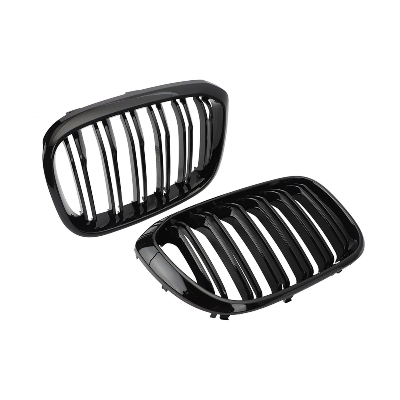 Front Nieren Kühlergrill Für 3 4 Für X3 Für X4 Für G01 Für G02 Für G08 2018 2019 2020 2021Doppelte Lamellen Glänzend Schwarz Racing Grills von WEINUANXIN