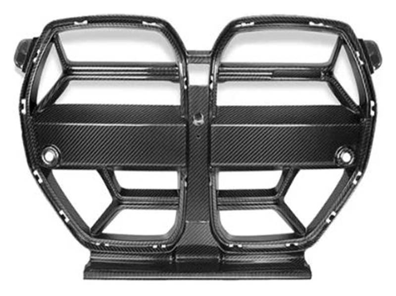 Front Nieren Kühlergrill Für 3 Serie G80 Für M3 4 Serie G82 G83 Für M4 2021-2023 Real Carbon Fiber Auto Stoßstange Grille Vorne Niere Grille(Style a) von WEINUANXIN