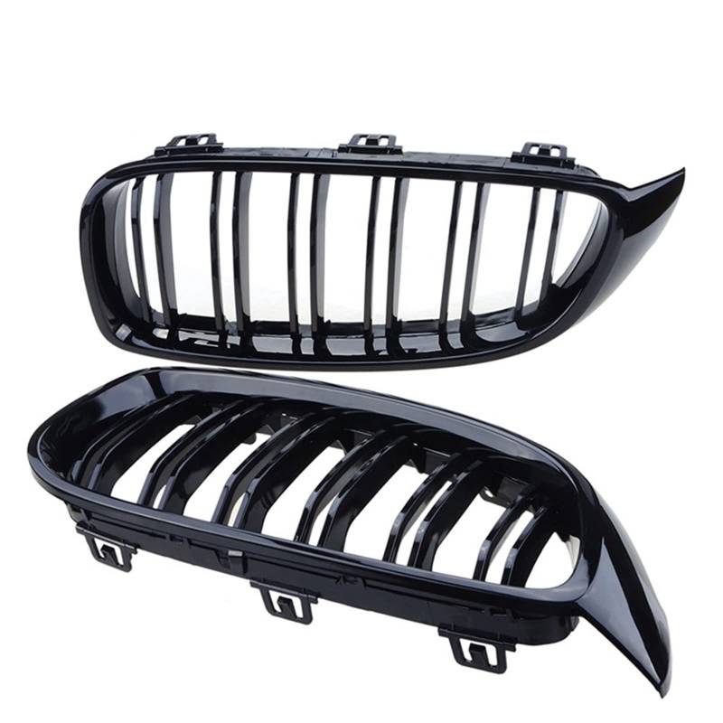 Front Nieren Kühlergrill Für 4er F32 F33 F36 F80 F82 2013-2017 Fronthaube Nierengitter Stoßstange Rautenform Grill(Kidney Grille 2) von WEINUANXIN