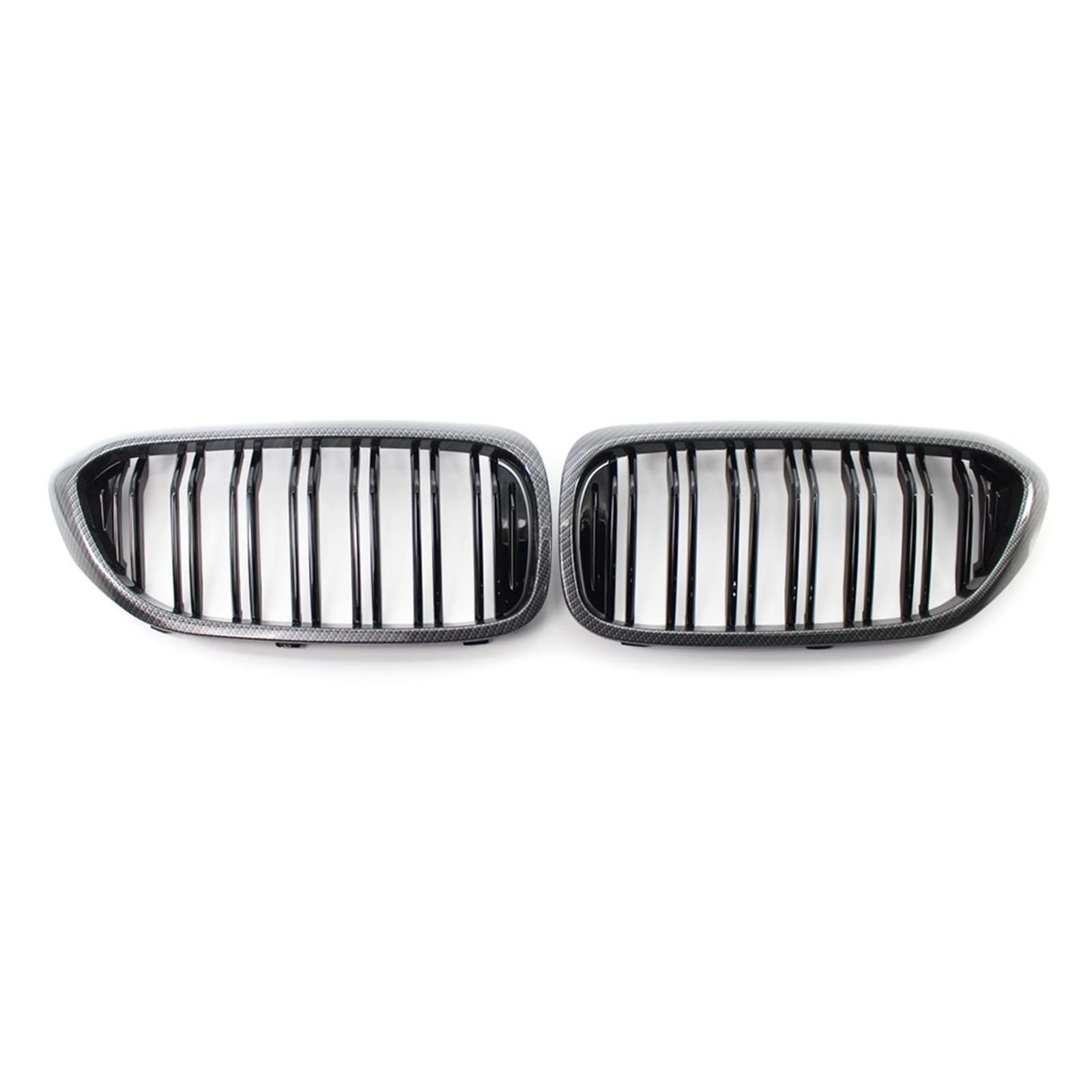 Front Nieren Kühlergrill Für 5er Serie Für M5 Für G31 Für 520i Für 530i 2016 2017 2018 2019 Frontnierengitter Frontstoßstangengrill(Glossy Black) von WEINUANXIN