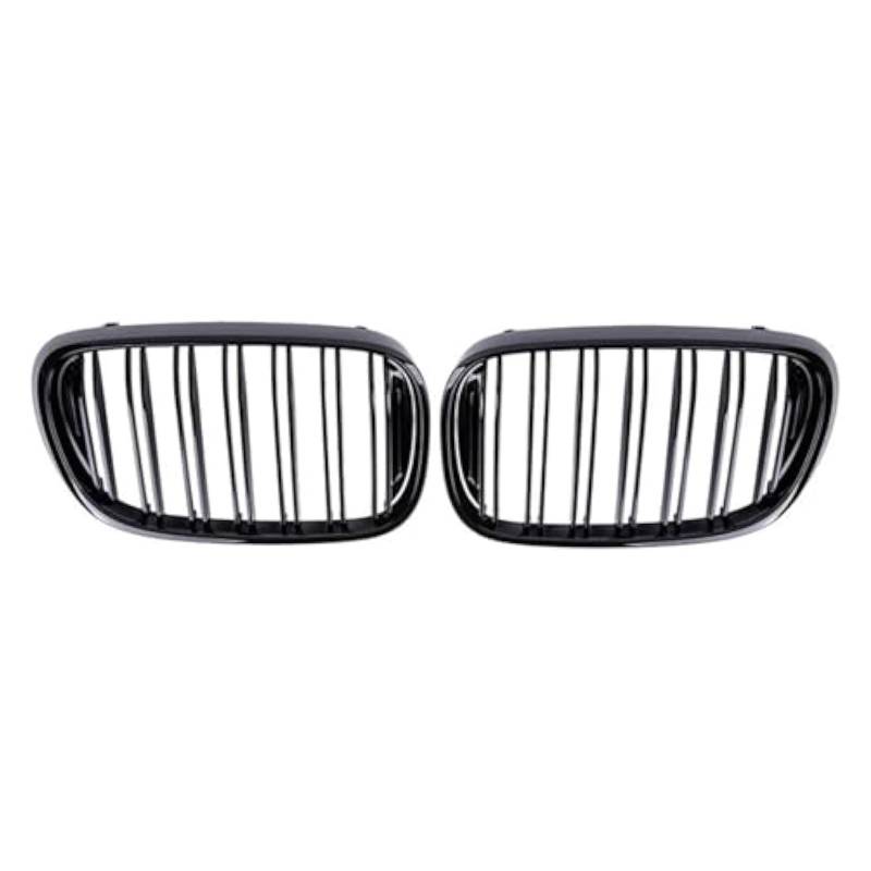 Front Nieren Kühlergrill Für 7 Serie G11 G12 730li 740li 2016-2020 Auto Front Stoßstange Grille Haube Racing Grills Front Niere Grille(Glossy Black) von WEINUANXIN