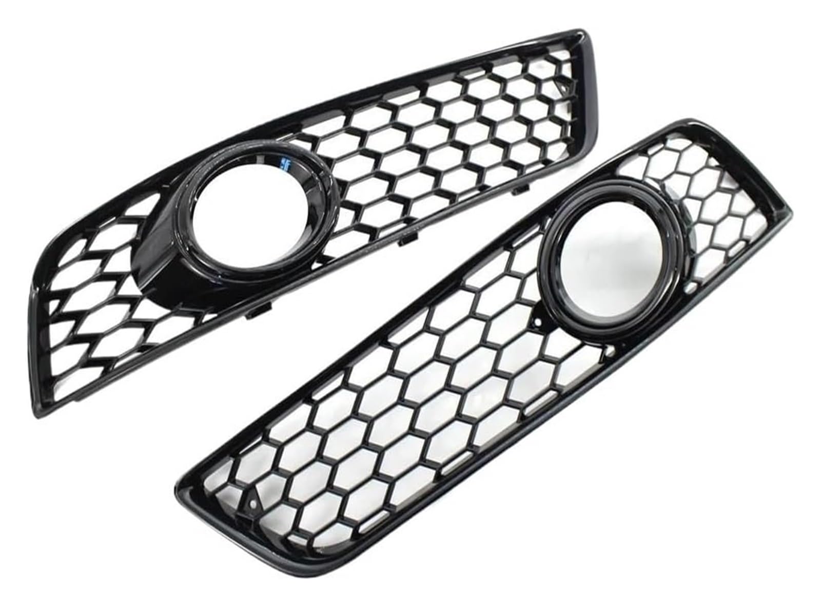 Front Nieren Kühlergrill Für A3 8P 2009-2013 Autogitter Nebelscheinwerfer Lampengitterabdeckung Honeycomb Mesh Grille Auto Frontstoßstange Nebelscheinwerferabdeckungen(Glossy Black) von WEINUANXIN