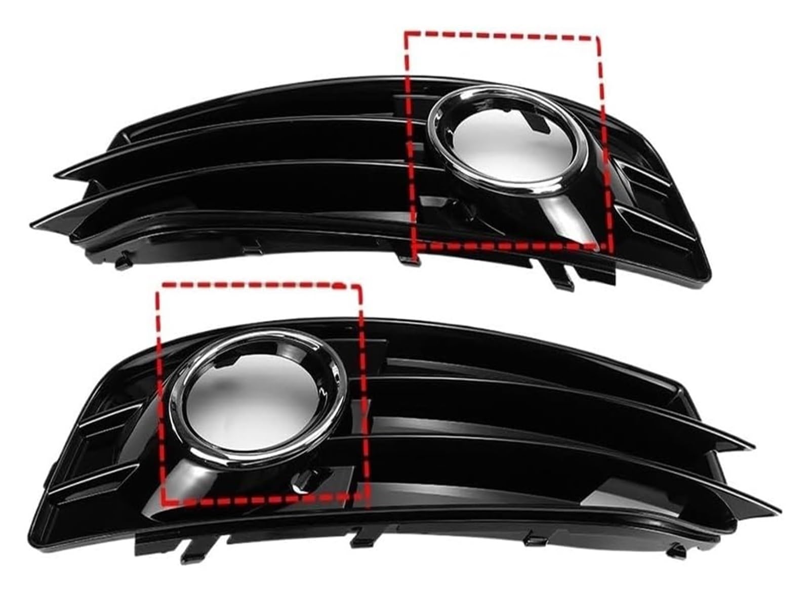 Front Nieren Kühlergrill Für A3 Für 8P 2009-2012 Frontstoßstangengrill Frontkühlergrills Auto Nebelscheinwerfer Grillabdeckung Rahmen Lampenhauben von WEINUANXIN