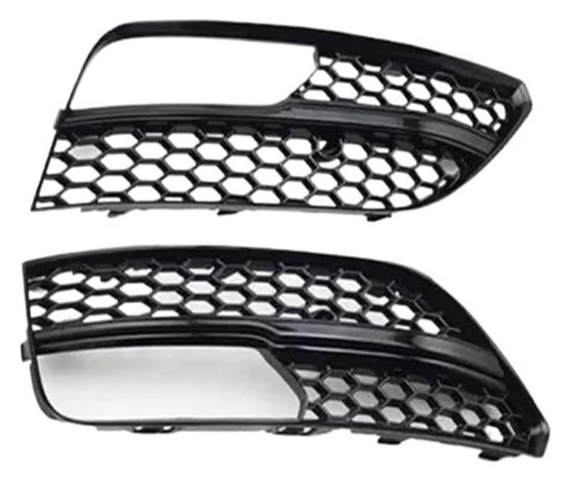 Front Nieren Kühlergrill Für A3 Standard 2014-2016 Auto Styling Auto Gitter Auto Stoßfänger Vorne Sport Nebel Lampe Abdeckung Nebel Licht Grill(Schwarz) von WEINUANXIN