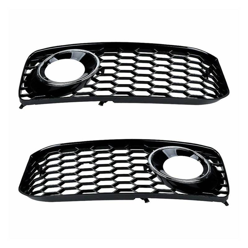 Front Nieren Kühlergrill Für A5 Für B8 Für SLine Für S5 2008 2009 2010 2011 2012 Auto Vorderen Stoßfänger Lampe Grille Grill Abdeckung Mesh Waben Hex(Chrom) von WEINUANXIN