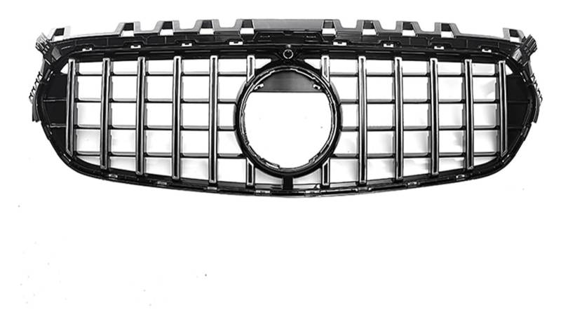 Front Nieren Kühlergrill Für B&enz Für B-Klasse Für W247 2020-2022 Frontstoßstangengrill Frontkühlergrills Auto Obere Ansaughaube Maschengitterverkleidung(Silber) von WEINUANXIN