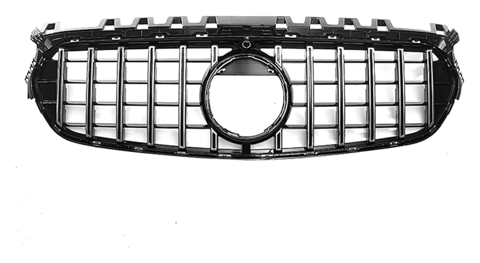 Front Nieren Kühlergrill Für B&enz Für B-Klasse Für W247 2020-2022 Frontstoßstangengrill Frontkühlergrills Auto Obere Stoßstangenansaughaube Mesh(Silber) von WEINUANXIN