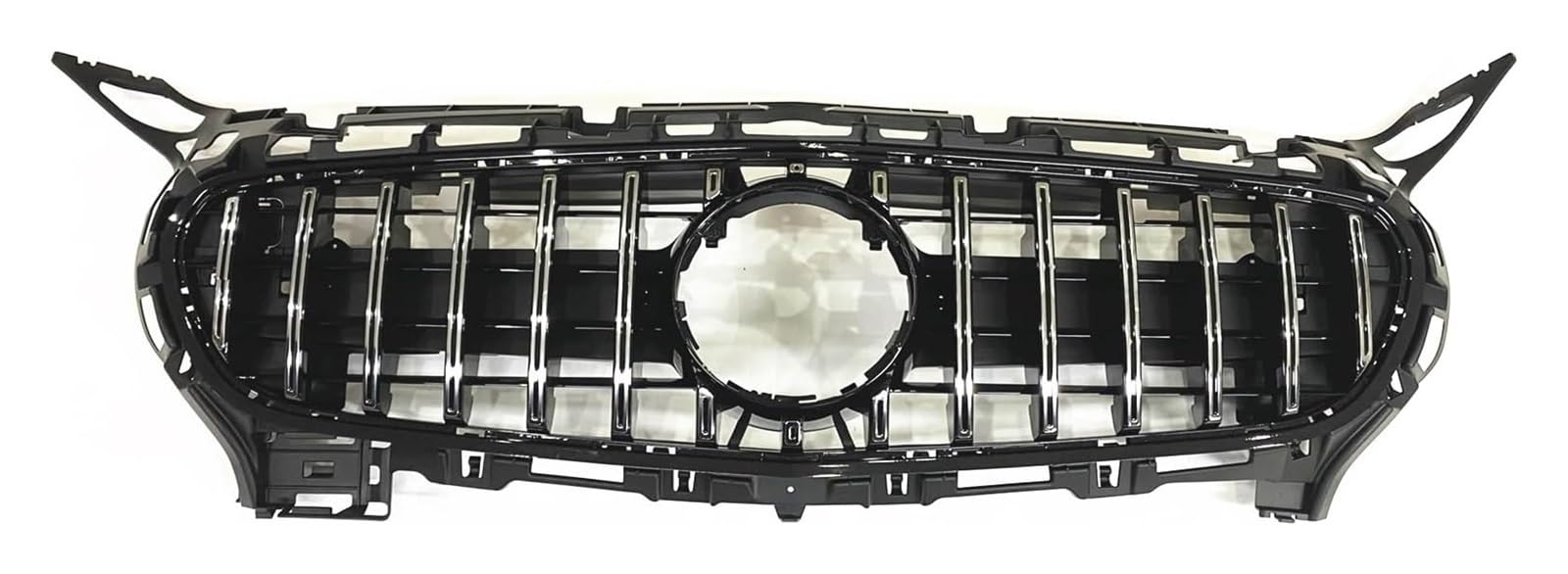 Front Nieren Kühlergrill Für B&enz Für C190 Für R190 2015 2016 Auto Obere Stoßstangenhaube Mesh Grid Frontstoßstangengrill Frontkühlergrills(Silber) von WEINUANXIN