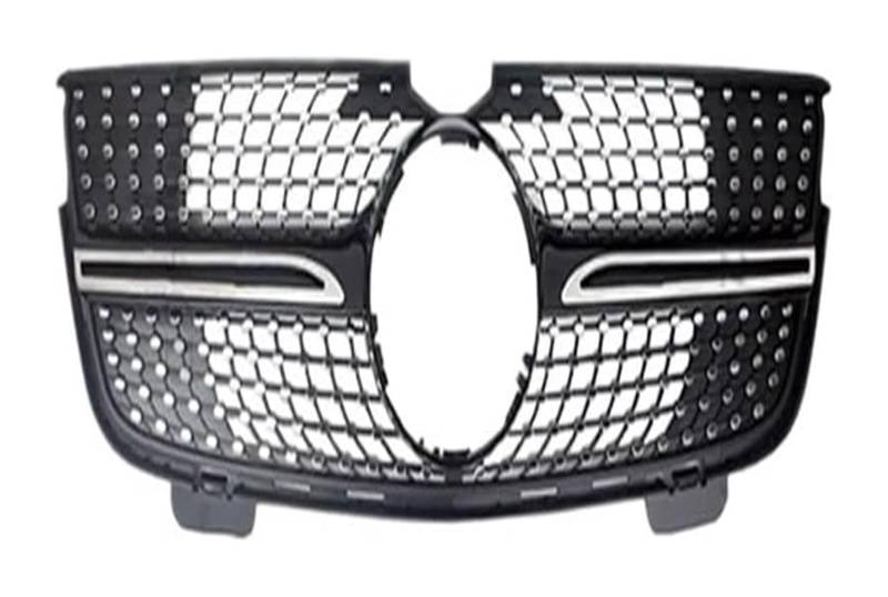 Front Nieren Kühlergrill Für B&enz Für GL-klasse Für X164 2005-2012 Front Stoßstange Grille Front Kühler Gitter Center Hood Mesh Grid(05-09 Diamond Black) von WEINUANXIN