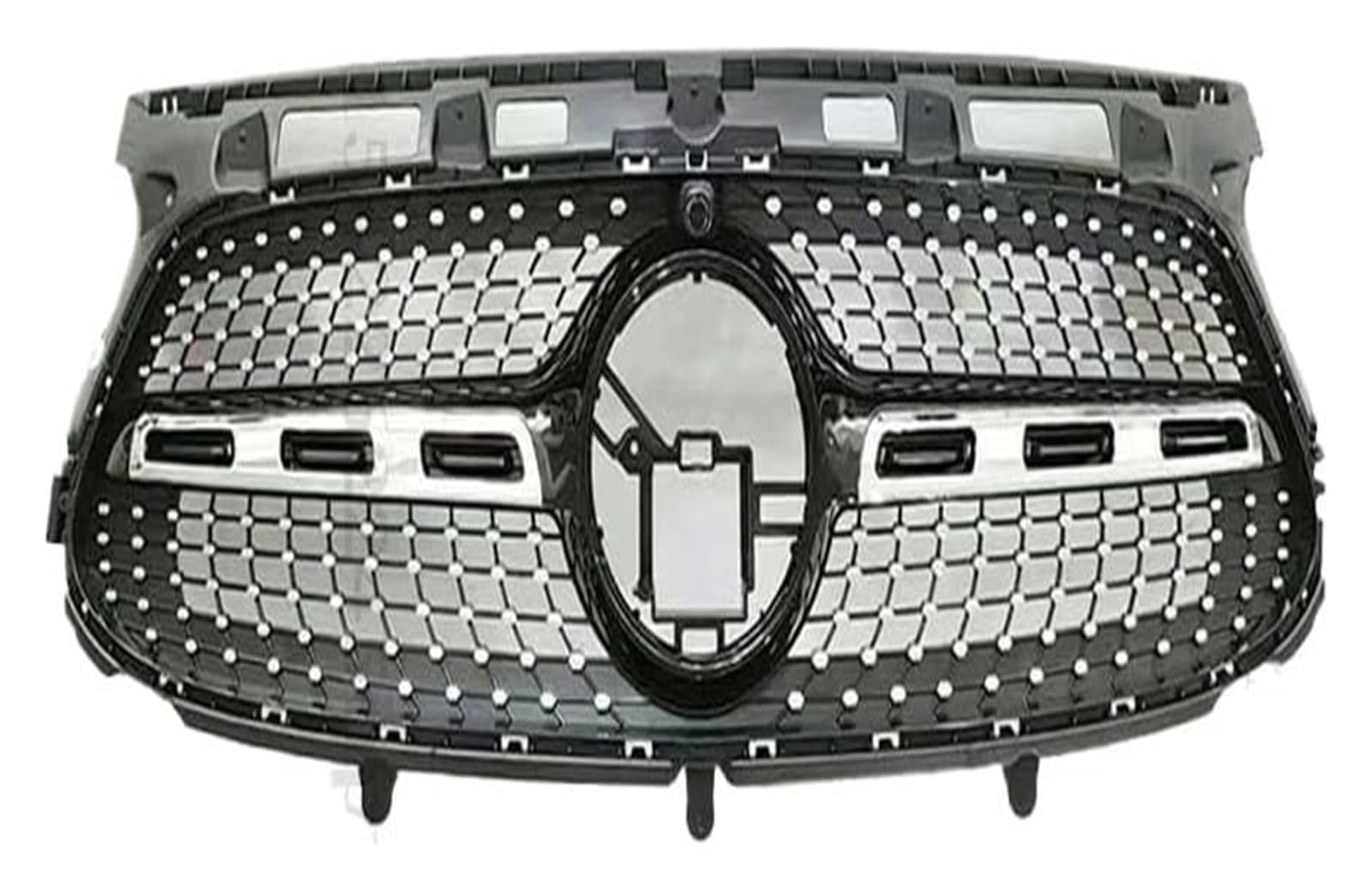 Front Nieren Kühlergrill Für B&enz Für GLA Für X156 Für H247 2020-2023 Frontstoßstangengrill Frontkühlergrills Auto Front Mittelhaubengrill(Sport Diamond Black) von WEINUANXIN