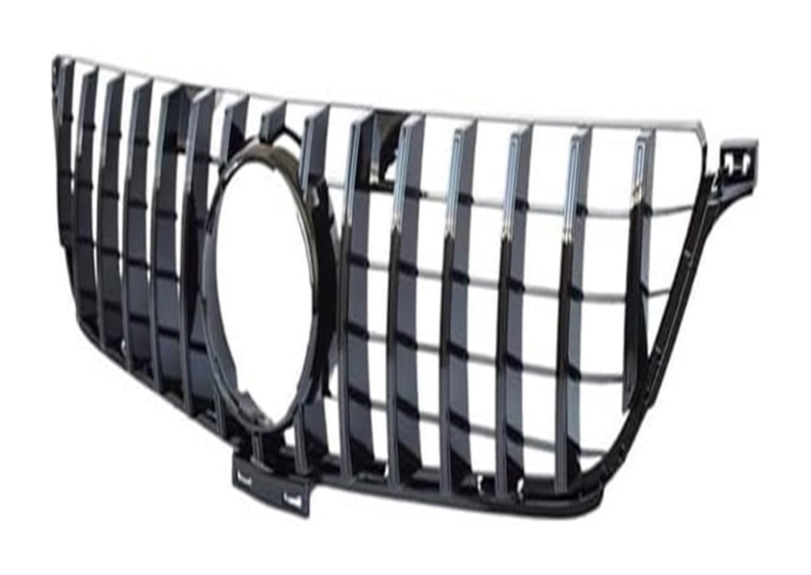 Front Nieren Kühlergrill Für B&enz Für ML-Klasse Für W166 2012-2015 Frontstoßstangengrill Frontkühlergrills Auto Fronthaube Kühlergrill(Schwarz) von WEINUANXIN