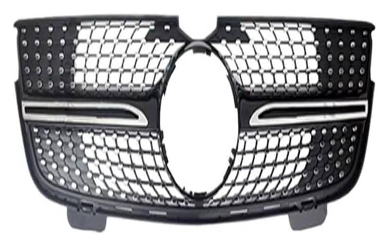 Front Nieren Kühlergrill Für B&enz Für X164 Für GL320 Für GL350 Für GL450 Für GL500 Für GL550 2005-2012 Frontstoßstangengrill Frontkühlergrills(05-09 Diamond Black) von WEINUANXIN