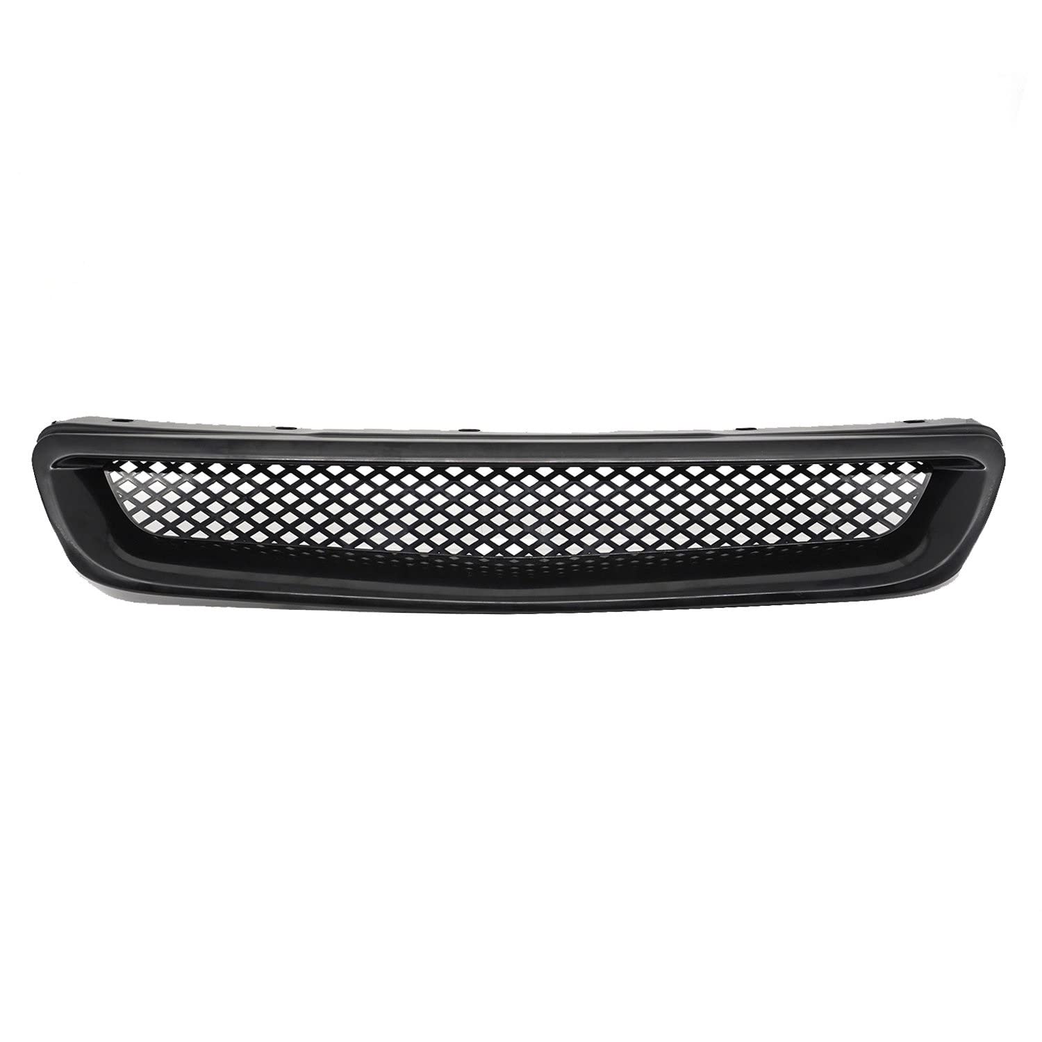 Front Nieren Kühlergrill Für C&ivic Für EK Für EJ Für ES Für CX Für JDM 1996-2003 Stoßstange ABS-Kunststoff-Auto-Frontgrill(96-98 Black) von WEINUANXIN