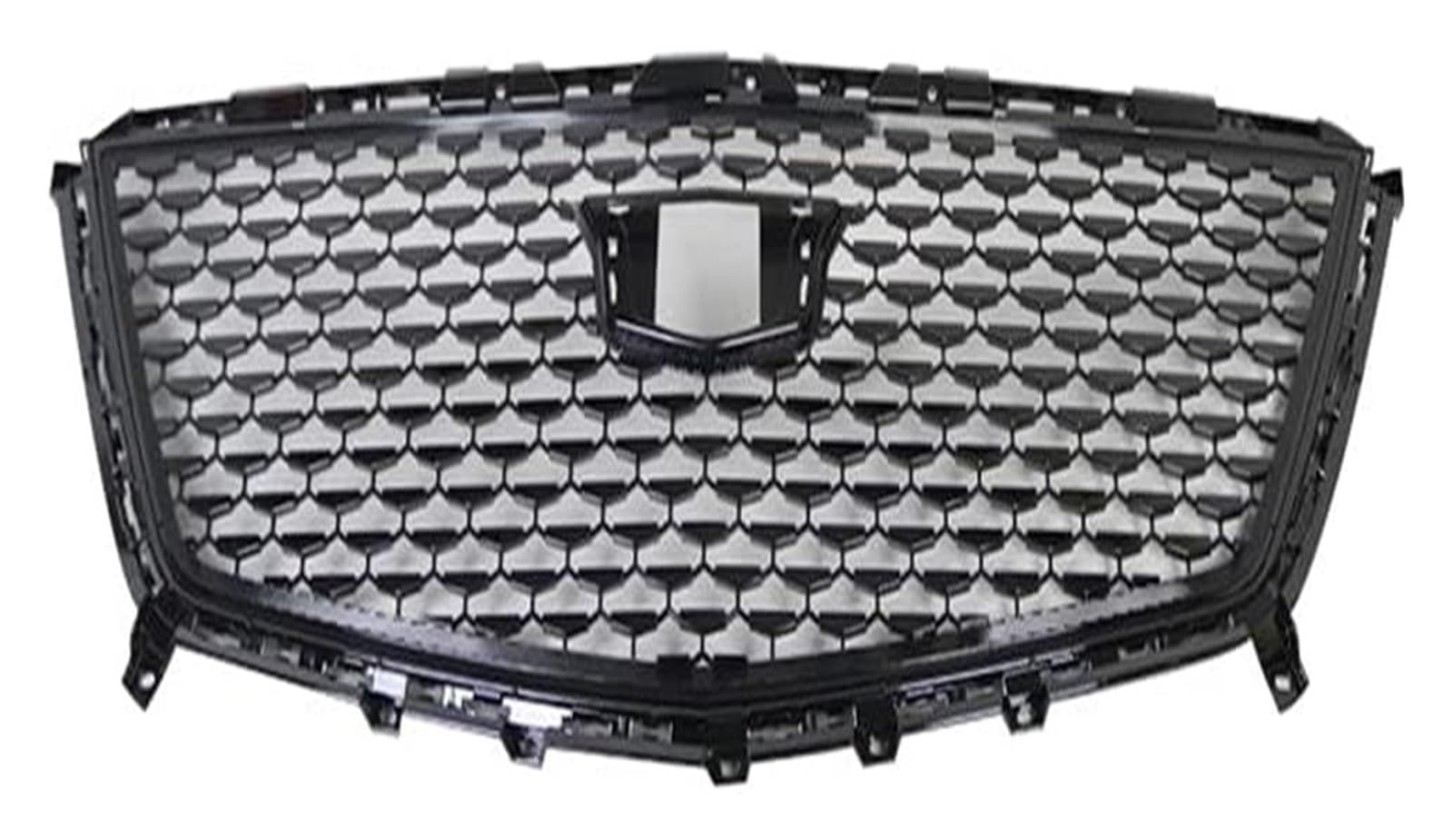 Front Nieren Kühlergrill Für Cadillac Für XT5 2016-2023 Frontstoßstangengrill Frontkühlergrill Auto Frontgrill Oberer Kühlergrill Stoßstangenhaubengitter(Schwarz) von WEINUANXIN