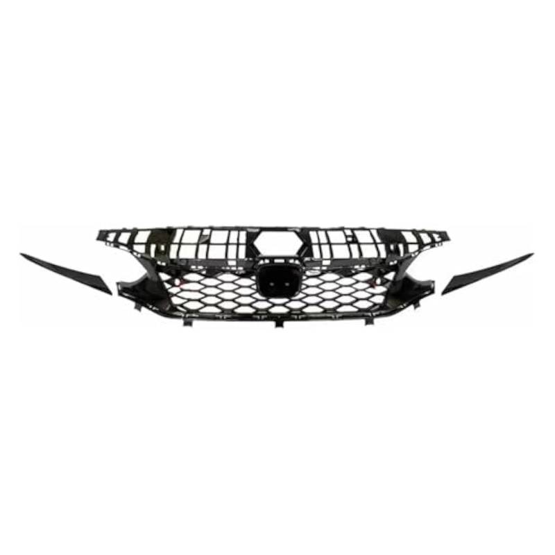 Front Nieren Kühlergrill Für Civic Für Fließheck 2022-2024 Auto Kühlergrill Racing Grills Oberen Kühlergrill Stoßstange Grille Vorne Niere Grille(With Sensor Hole) von WEINUANXIN