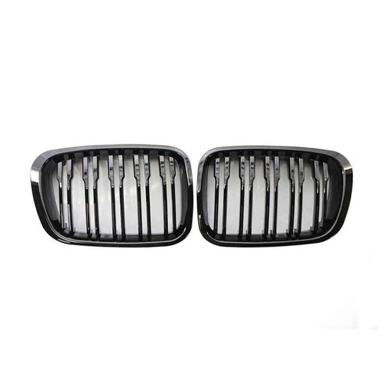 Front Nieren Kühlergrill Für E46 Für 3 Serie 1998 1999 2000 2001 Auto Styling Auto Vorderen Stoßfänger Kühler Nieren Grille Gril(Gloss Black) von WEINUANXIN