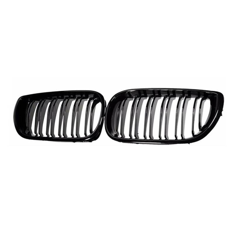 Front Nieren Kühlergrill Für E46 Für 4-Türer Für Touring Für Saloon 2002 2003 2004 2005 Auto Vorderen Stoßfänger Niere Haube Grille Racing Grill(Bright Black) von WEINUANXIN