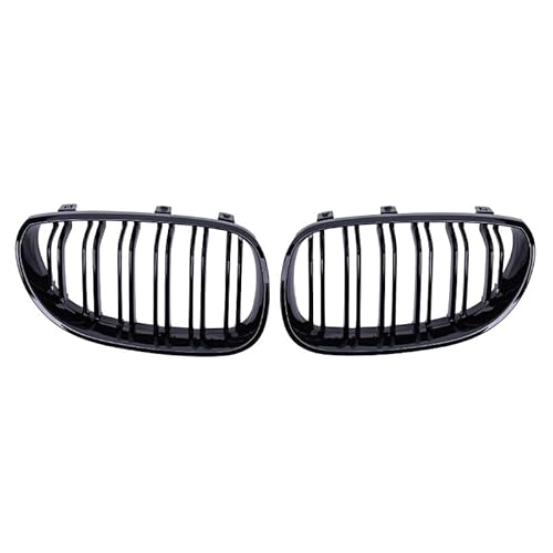 Front Nieren Kühlergrill Für E60 Für E61 Für 5er 2003-2009 Auto-Doppellamellen-Auto-Frontstoßstangen-Grill-Nieren-Renngrill-Grills von WEINUANXIN